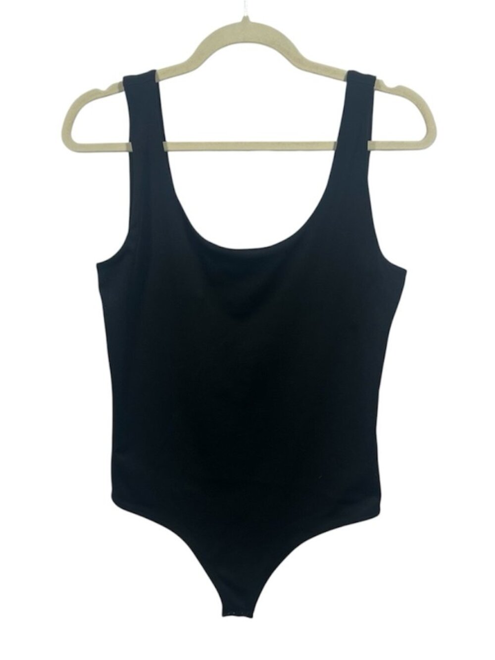 Express Top Womens Body Contour Bodysuit Medium Scoop Neck Stretch Capsule